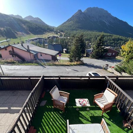Ferienwohnung Les Tanieres De Montgenevre - La Marmotte - Duplex 4 P Entierement Renove Avec Vue Magnifique Exterior foto