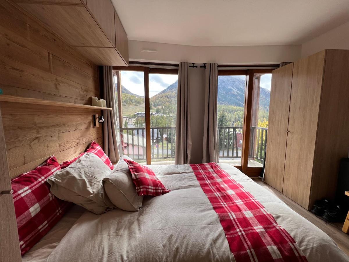 Ferienwohnung Les Tanieres De Montgenevre - La Marmotte - Duplex 4 P Entierement Renove Avec Vue Magnifique Exterior foto